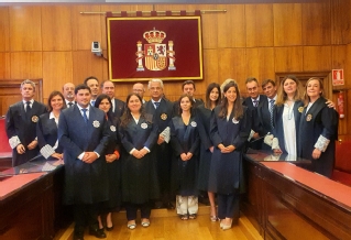 Los nuevos jueves de sustitución o refuerzo junto al Presidente del TSJA, la Sala de Gobiernos y sus padrinos